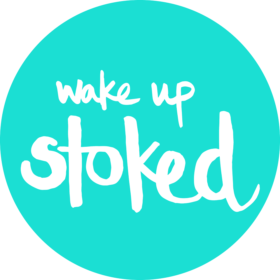 wake up stoked logo