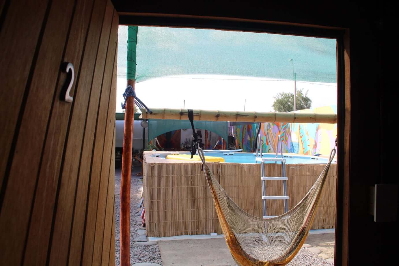 pool view of Paracas Kite camps rooms